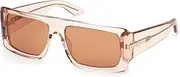 [GCDS] GD0053 Sunglasses 72E shiny light pink 56/16/135 UNISEX, 72e Shiny Light Pink, 56/16/135
