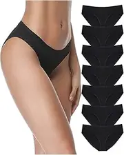 [SIMIYA] Cotton Underwear Women Bikini Briefs Ladies Soft Panties Low Rise Invisible Stretch Breathable Hipster Undies