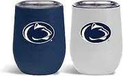 The Memory Company | Licensed NCAA 2-Pack Home/Away Leopard SS Stemless Wine Tumblers,University of Mississippi