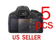 5pcs Clear LCD Screen Protector Guard Film For Canon EOS 550D REBEL T2i