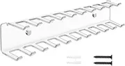 [Generic] Clear Belt and Tie Organizer, Tie and Belt Hanger, Tie Rack for Wardrobe, Clear Acrylic Display Rack, High Transparency Clear Wall Mounted Rack for Working Professionals and Recent College Graduates