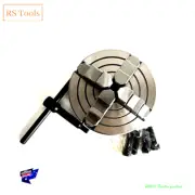 Lathe Chuck 100mm 4 Jaw Independent Chuck Manual Type Metal Chuck 4 Jaw AU