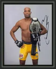 Anderson Silva - UFC FIGHTER CHAMP A4 SIGNED PHOTO POSTER