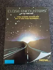 Close Encounters - Gottlieb - ORIGINAL Promotional Advertising Flyer - last one