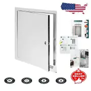 Lightweight 12" x 16" Polished Steel Access Panel for Plumbing & Electric