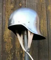 Medieval Norman Nasal Crusader Knight Helmet - Steel Reenactment Combat Crusader