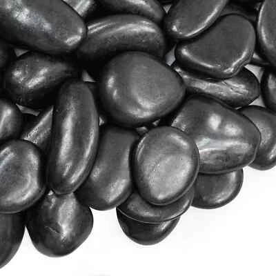 20 lbs Bulk Large River Rocks 2-3 In Polished Pebbles Natural Stones Outdoor