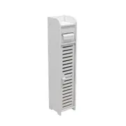 MIUZ Bathroom Cabinet Storage Tall Slim Toilet Storage Cabinet Compartment Shelf Organiser with Toil