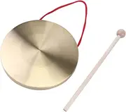 UPKOCH Traditional Hand Gong Brass Opera Gong Set Cymbal for Events Made of Pure Brass
