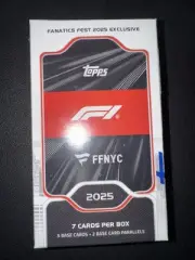 IN HAND! 2025 Topps F1 Fanatics Fest Exclusive SEALED Hobby Box Formula 1