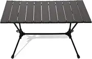 Portable Picnic Table，Portable Aluminum Alloy Picnic Table Set with Height Adjustable Folding Desk Lightweight and Durable for Camping Parties and Mini Barbecues