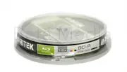 10 x Ritek Blu-ray BD-R 6x 25GB Full Hub inkjet printable blu ray BDR discs