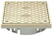 Zurn LC-CS05NI Square 5"x5" Nickel Bronze Cleanout Head Assembly NEW SHIPS FREE