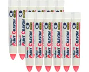 Artline 40 Permanent Paint Crayon Solid Red Box 12