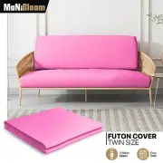 Deep Pink Twin Size Slipcovers Cushion Stretch Futon Cover Couch Sofa Protector