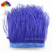 1/5/10 meter Top Quality 15-20 cm Dyed Royal Stripped Goose Boits Feathers Trims