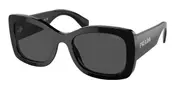Prada PR A08S 1AB5S0 Men's Sunglasses Black Size 56