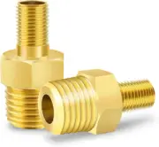 Air Inflator Adapter,1/4 NPT (M) to Standard Schrader Valve (M),Schrader Valve A