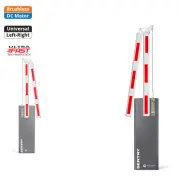SENTRY BRUSHLESS Electric 24V Low Voltage Folding 90 Degree Boom Barrier Gate...