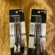 CoverGirl Easy Breezy Brow Fill + Define Pencils with Sharpener 510 SOFT BROWN
