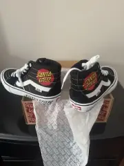 VANS Sk8-Hi Pro Black Santa Cruz Size 7.5 Men’s