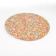 Sprinkles Print Round Cake Board (10in.) Pk 1