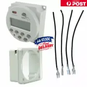 DC 12V Timer Switch Digital LCD Programmable Control Time Relay Day/Week Set AU