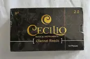 Cecilio Clarinet Reeds 10 Pack Bb 2.0