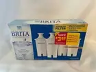 Brita Standard Replacement Filters for Pitchers and Dispensers, White 4 Count