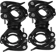 UTHCLO 2Pcs Cane Holders for Wheelchairs Mobility Scooters Lightweight Crutch Storage Brackets Cane Holder for Walkers Rotatable Design