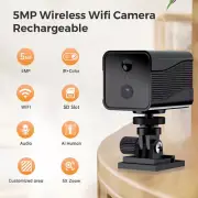 5MP HD WIFI Camera Home Security Remote Viewing CCTV Motion Detection Mini Cam