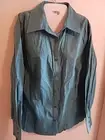 NWT NEW Attention Teal Blue Blouse XXL Womens Kmart Button Front