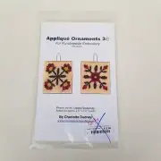 Charlotte Dudney Applique Ornaments 3 Punchneedle Embroidery Fabric Pattern