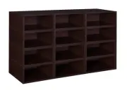 Niche Cubo Storage Organizer Open Bookshelf Set- 12 Half Size Cubes