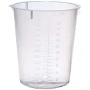 Cole-Parmer Essentials Plastic Beaker, Transparent PP, 250 mL, 38/Pk