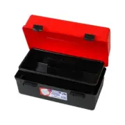 13 Medium Tool Box Fischer Plastic Bold Rugged Design Grey Colour