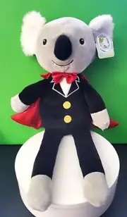 Spark Create Imagine Vampire Koala 16 inch Stuffed Plush Rattle & Crinkle Toy
