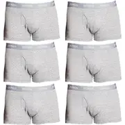 6x Bonds Guyfront Trunks Mens Grey Briefs Boxer Comfort Underwear MZVJ Bulk