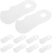 ANDRESLAD 100pcs Chipboard Sock Organizers: 22.5x9.2cm Retail Display Cards for Low-cut Socks - Pre-cut Packaging Inserts for Stockings Display