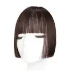 3D Princess Wig Invisible Hair Bangs Extensions Front Neat Bangs for Women
