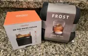 Asobu On the Rocks Cooler Whiskey Bourbon Scotch & Frost Sphere Ice Tray NEW