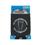 Alcohol Alcohol Sailing Dw Just Another Beer Drinker With A Fishing Problem - Funny Novelty Stubby Holder With Base