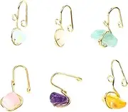 Yardenfun Handmade U-Shape Nose Ring Suit African Style Nose Cuffs Devil Eye Beads Accessories Kit