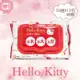 Hello Kitty 凱蒂貓加大加厚有蓋柔濕巾/濕紙巾 (加蓋) 50 抽 X 12 包 (箱購) 特選加大加厚縲縈水針布 加蓋設計有效鎖水保濕