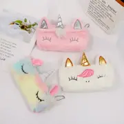 Adorable Plush Unicorn Make-Up Bag/Pencil Case Multiple Colours