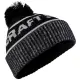 【CRAFT】Core Retro Logo Knit Hat LOGO針織羊毛帽 .彈性透氣保暖護耳帽(1909898-999900 黑色)