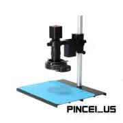 16MP 1080P HDMI Microscope Camera + 150X C-Mount Lens + 56-LED Ring Light +Stand
