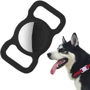 Case for Airtag GPS Tracker for Dog Cat Collar Accessories-Black