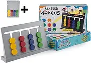 thinkmaster Master Abacus Rubik Abacus Montessori Brain Game Digital Playing Cards with Support and Color Algorithm Generator