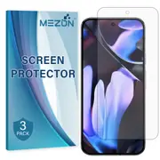 [3 Pack] Google Pixel 9 Pro XL Premium Clear Edge-to-Edge Full Coverage Hydrogel Screen Protector Film by MEZON (Pixel 9 Pro XL, Hydrogel) – FREE EXPRESS